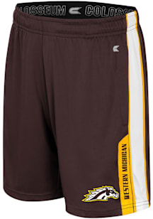 Colosseum Western Michigan Broncos Youth Black Gumbaldia Shorts