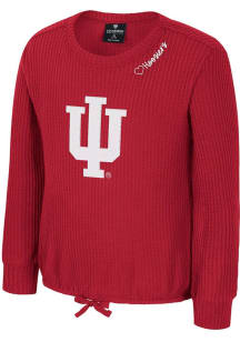 Girls Indiana Hoosiers Cardinal Colosseum Beautopia Long Sleeve T-shirt