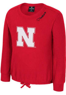 Girls Nebraska Cornhuskers Red Colosseum Beautopia Long Sleeve T-shirt