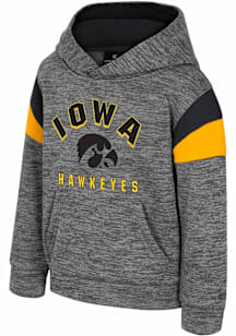 Colosseum Iowa Hawkeyes Toddler Grey Wizard City Long Sleeve Hooded Sweatshirt