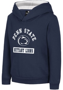 Toddler Penn State Nittany Lions Navy Blue Colosseum Land Of Long Sleeve Hooded Sweatshirt