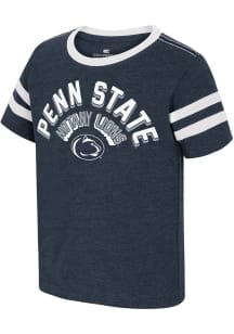 Toddler Penn State Nittany Lions Navy Blue Colosseum Shermy Short Sleeve T-Shirt