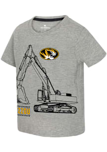 Colosseum Missouri Tigers Toddler Black Excavator Short Sleeve T-Shirt