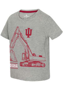 Colosseum Indiana Hoosiers Toddler Cardinal Excavator Short Sleeve T-Shirt