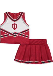 Toddler Girls Indiana Hoosiers Cardinal Colosseum Lollipop Park Cheer Sets