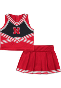 Toddler Girls Nebraska Cornhuskers Red Colosseum Lollipop Park Cheer Sets