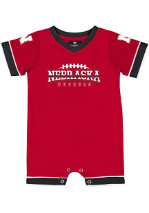 Baby Nebraska Cornhuskers Red Colosseum Candy Kingdom Short Sleeve One Piece