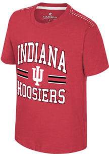 Youth Indiana Hoosiers Cardinal Colosseum The Jiggler Short Sleeve T-Shirt