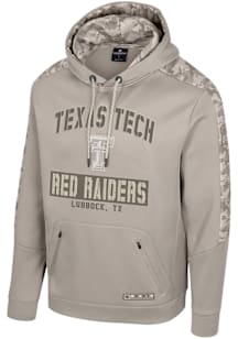 Colosseum Texas Tech Red Raiders Mens Tan OHT Battalion Hood