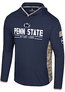 Colosseum Penn State Nittany Lions Mens Navy Blue OHT Company Hood