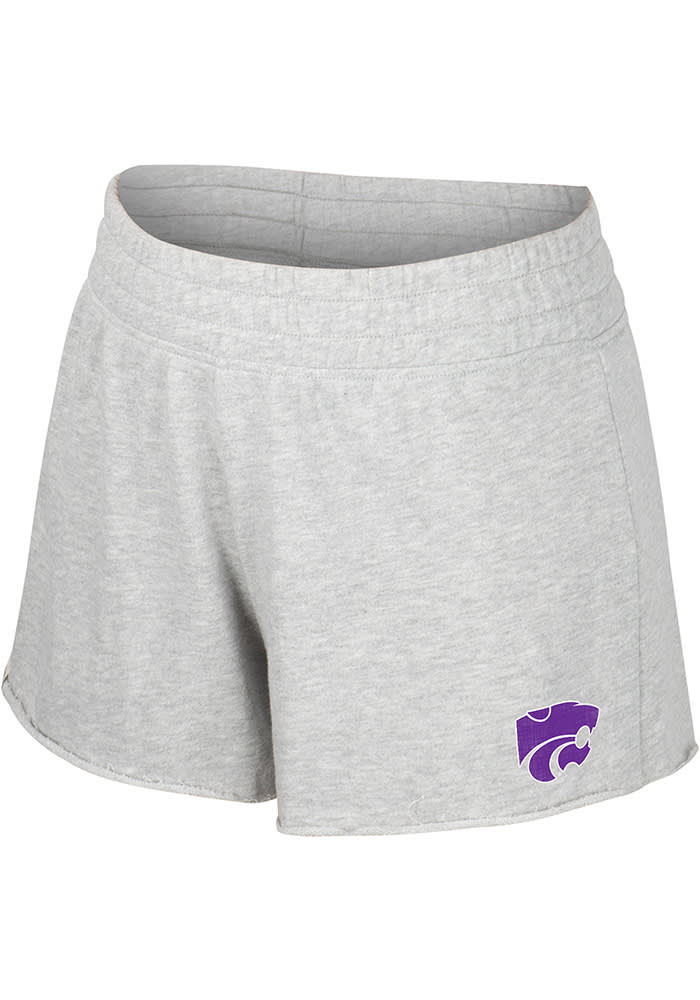 Colosseum K-State Wildcats Womens Grey Featherington Shorts