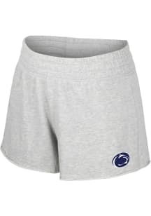 Womens Penn State Nittany Lions Grey Colosseum Featherington Shorts