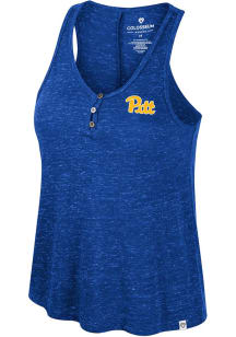 Colosseum Pitt Panthers Womens Blue Prudence Tank Top