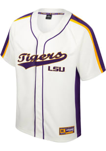 Colosseum LSU Tigers Youth White Ruth Jersey