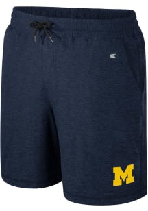Colosseum Michigan Wolverines Mens Navy Blue Jacob Shorts