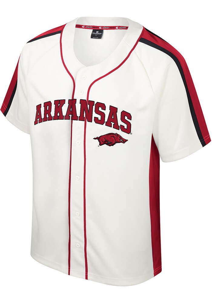 Colosseum Arkansas Razorbacks Mens CREAM Ruth 150325588