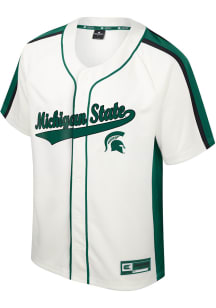 Colosseum Michigan State Spartans Mens White Ruth Jersey