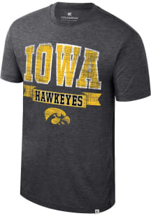 Colosseum Iowa Hawkeyes Black Business Arrangement Short Sleeve Fashion T Shirt
