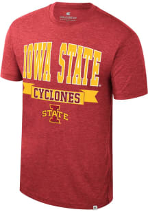 Colosseum Iowa State Cyclones Cardinal Business Arrangement Short Sleeve Fashion T Shirt