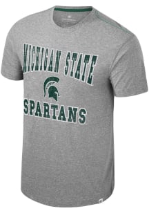 Colosseum Michigan State Spartans Grey Buddy Triblend Short Sleeve Fashion T Shirt