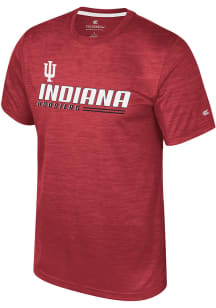 Colosseum Indiana Hoosiers Crimson Langmore Short Sleeve T Shirt