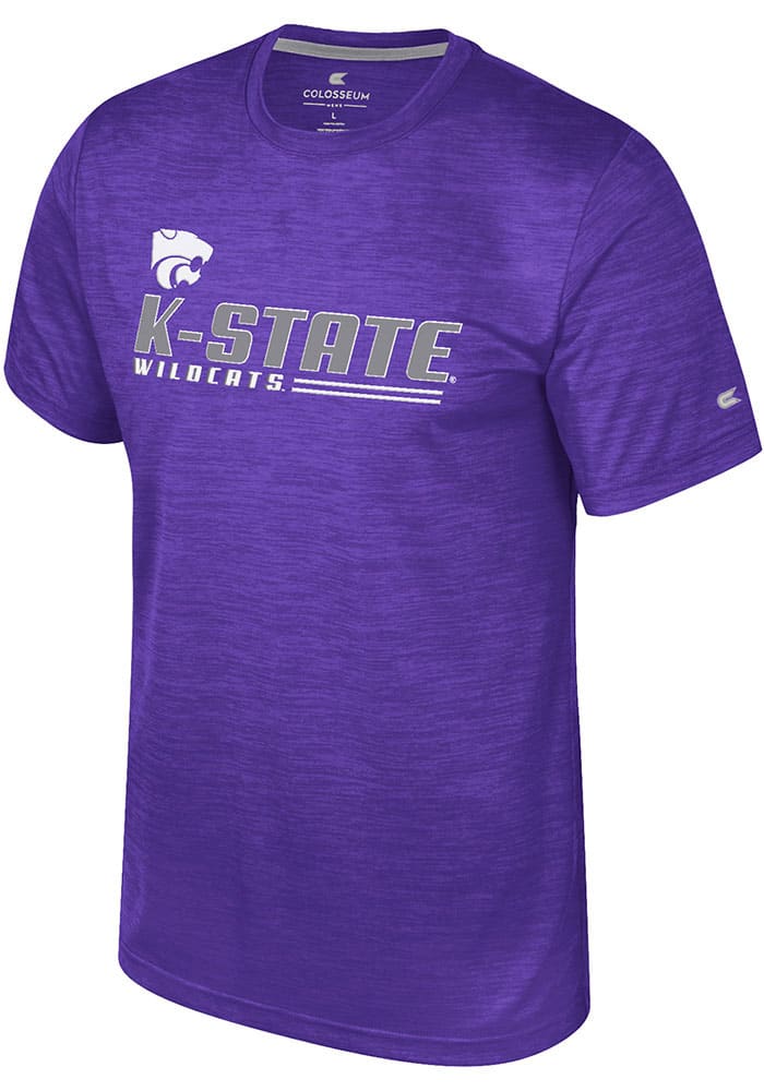 Colosseum K-State Wildcats Purple Langmore Short Sleeve T Shirt