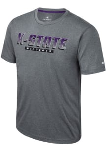 Colosseum K-State Wildcats Grey Javi Short Sleeve T Shirt