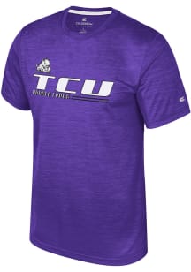 Colosseum TCU Horned Frogs Purple Langmore Short Sleeve T Shirt