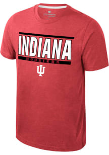 Colosseum Indiana Hoosiers Crimson Bend Short Sleeve T Shirt