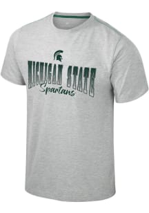 Colosseum Michigan State Spartans Grey Roy Short Sleeve T Shirt