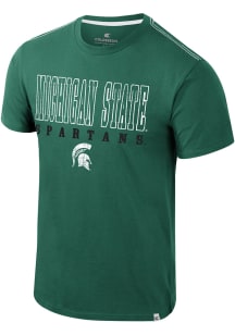 Colosseum Michigan State Spartans Green Charles Short Sleeve T Shirt