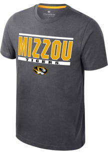 Colosseum Missouri Tigers Black Bend Short Sleeve T Shirt