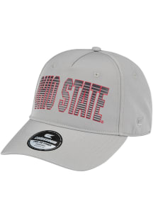 Colosseum Ohio State Buckeyes Mens Grey 5-Panel Flex Hat