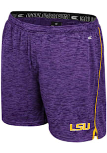 Colosseum LSU Tigers Mens Purple Always Sunny Shorts