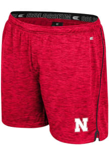 Mens Nebraska Cornhuskers Red Colosseum Always Sunny Shorts