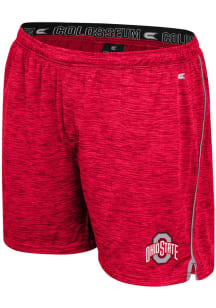 Mens Ohio State Buckeyes Red Colosseum Always Sunny Shorts