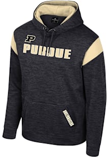 Colosseum Purdue Boilermakers Mens Black Artemis Fleece Hood