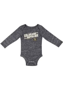 Colosseum Colorado Buffaloes Baby Black Knobby Fun Long Sleeve One Piece