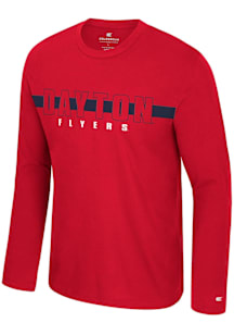 Colosseum Dayton Flyers Red Bar Long Sleeve T-Shirt