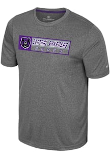 Colosseum Central Arkansas Bears Charcoal Twin Short Sleeve T Shirt