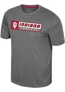 Colosseum Indiana Hoosiers Charcoal Twin Short Sleeve T Shirt