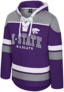 Mens K-State Wildcats Purple Colosseum Rivalry Hockey Hooded Sweatshirt