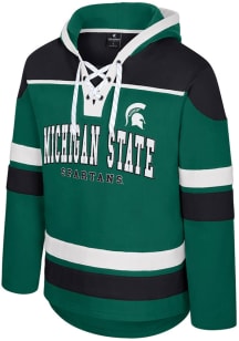 Mens Michigan State Spartans Green Colosseum Rivalry Hockey Hooded Sweatshirt