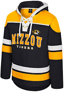 Colosseum Missouri Tigers Mens Black Rivalry Hockey Long Sleeve Hoodie