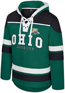 Colosseum Ohio Bobcats Mens Green Rivalry Hockey Long Sleeve Hoodie