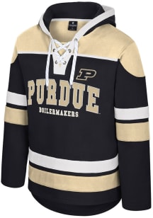 Mens Purdue Boilermakers Black Colosseum Rivalry Hockey Hooded Sweatshirt