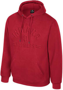 Mens Indiana Hoosiers Crimson Colosseum New Member Hooded Sweatshirt