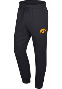 Mens Iowa Hawkeyes Black Colosseum Charlie Sweatpants