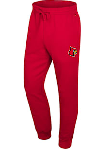Colosseum Louisville Cardinals Mens Red Charlie Sweatpants