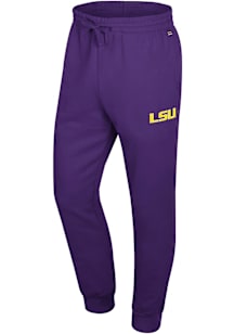 Colosseum LSU Tigers Mens Purple Charlie Sweatpants